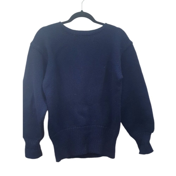 1940s Robin Hood Knit Shaker Sweater Pure Wool Size S/M - Picture 3 of 8